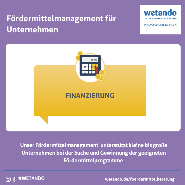 Fördermittelmanagement für Unternehmen