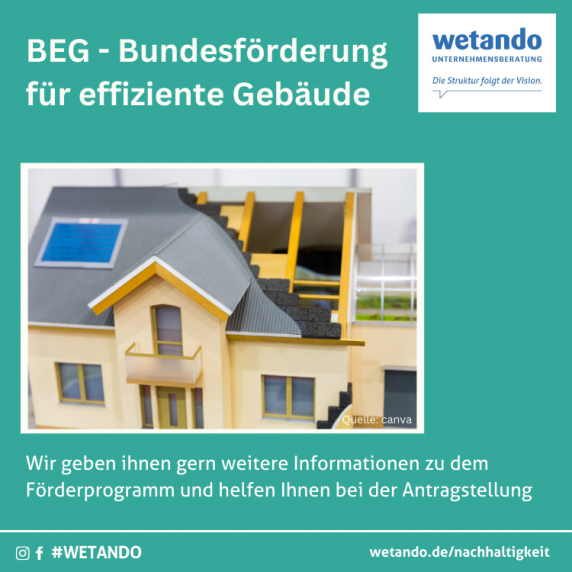 Bundesförderung für effiziente Gebäude BEG