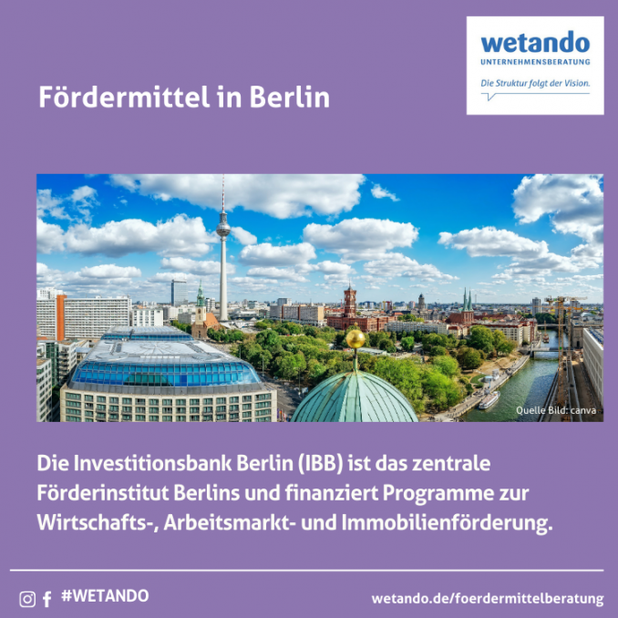 Fördermittelberatung in Berlin