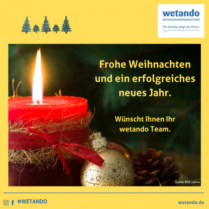 Frohe Weihnachten und ein erfolgreiches neues Jahr