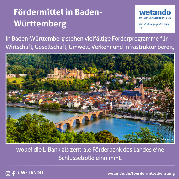 Fördermittelberatung in Baden-Württemberg