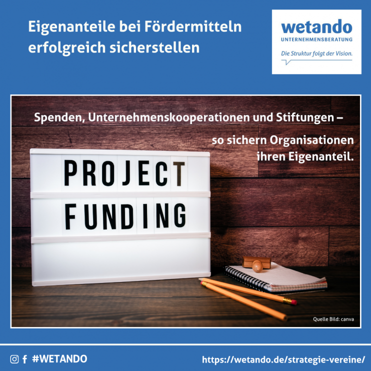 Eigenanteile bei Fördermitteln erfolgreich sicherstellen