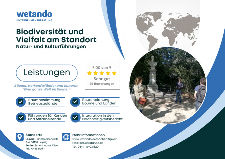 Flyer BIODIVERSITÄT UND KULTUR AUF DEM BETRIEBSGELÄNDE