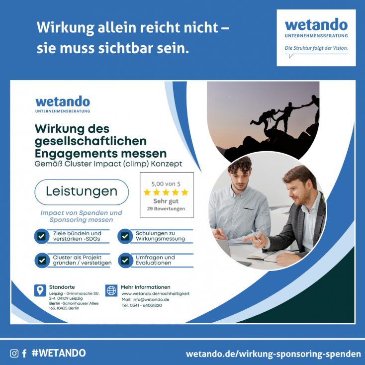 Wirkung sichtbar machen – Gemeinnützigkeit messbar gestalten